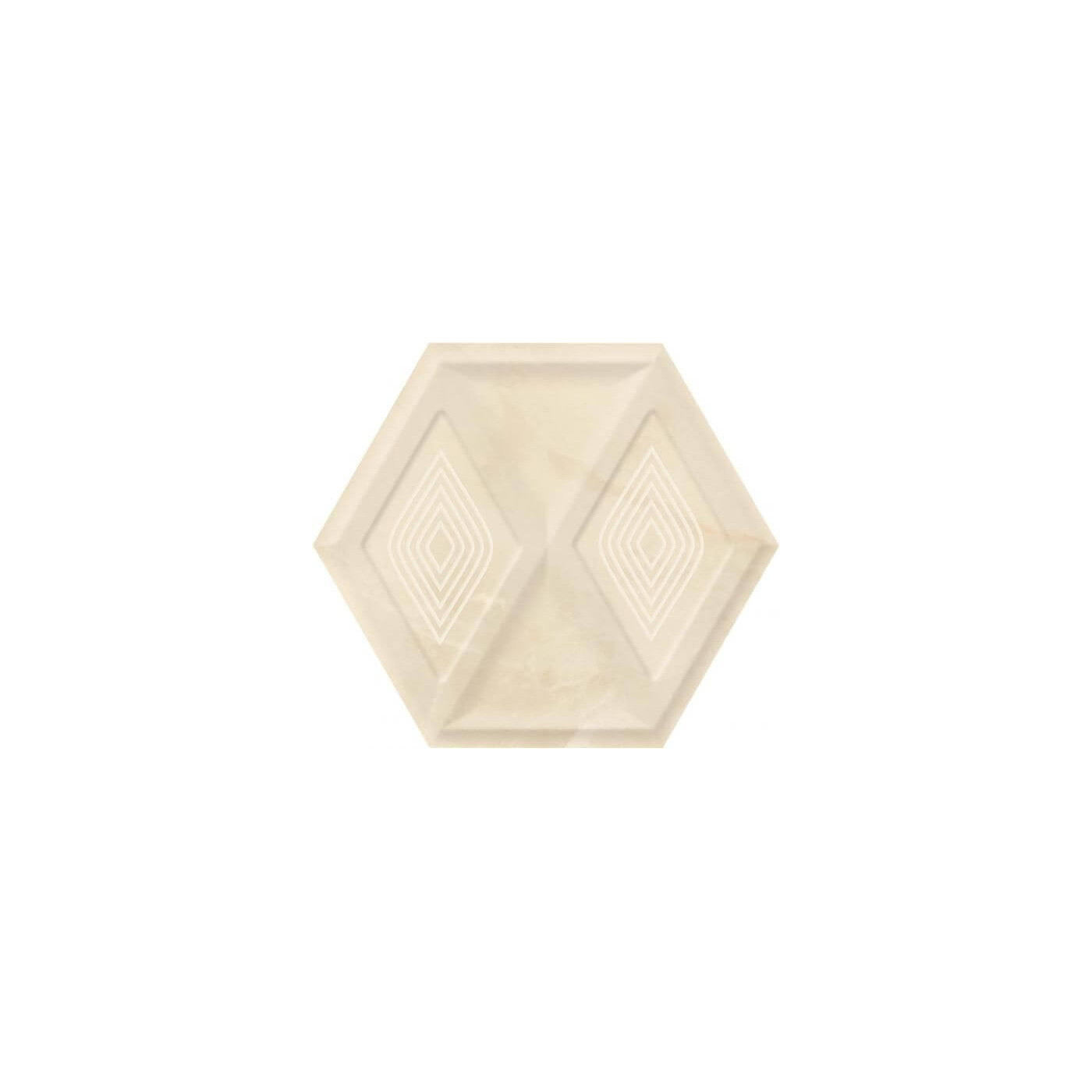 Płytka Illusion Beige Połysk Struktura 19,8x17,1 Paradyż Classica