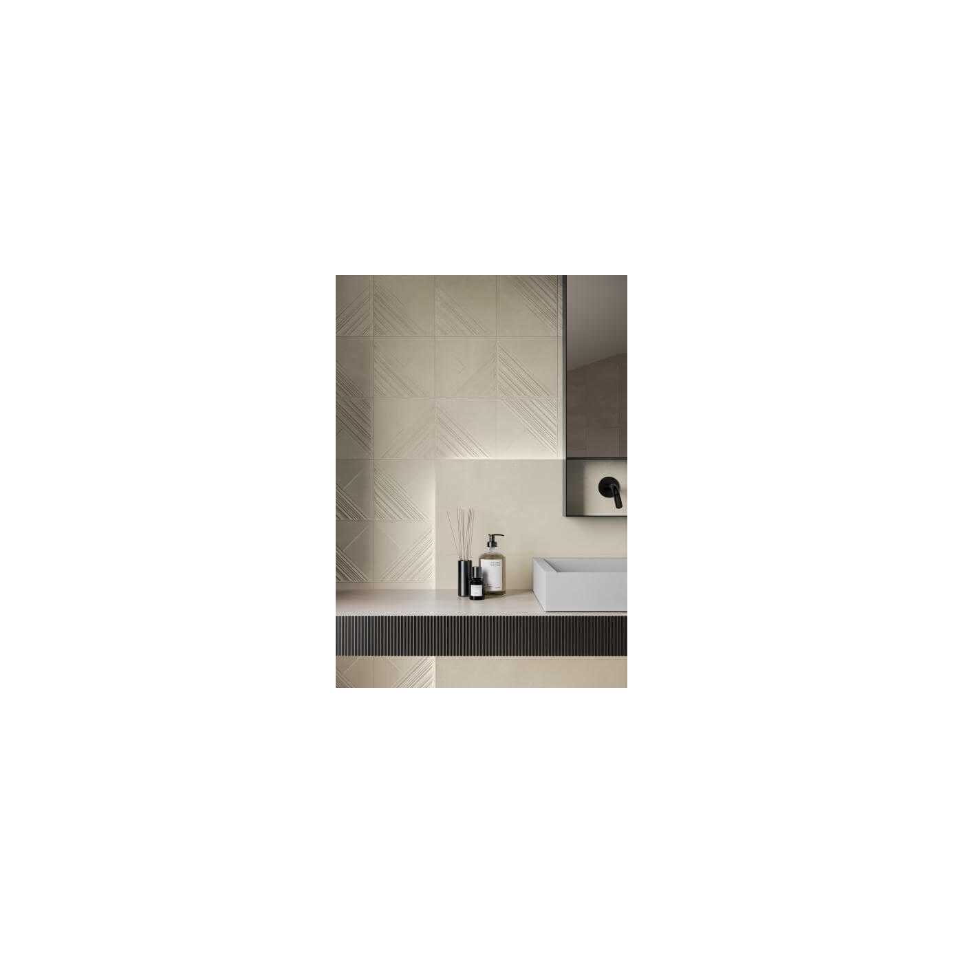Płytka Calm Beige Mat Struktura 19,8x19,8 Paradyż