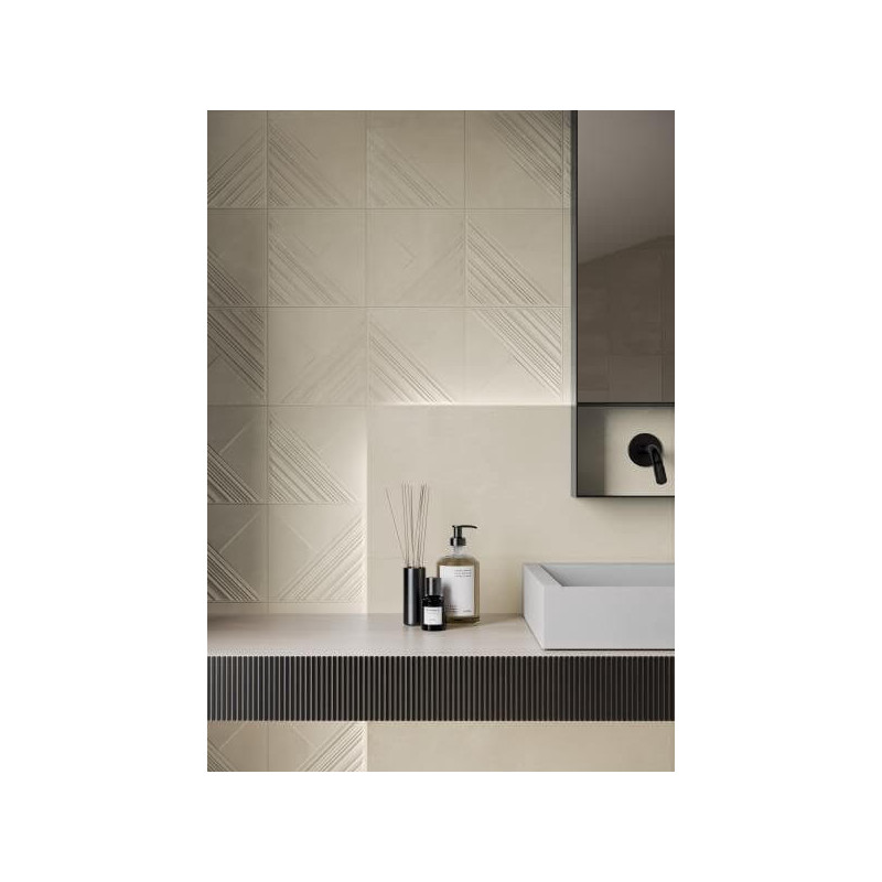 Płytka Calm Beige Mat Struktura 19,8x19,8 Paradyż