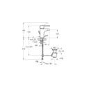 Bateria Bidetowa Root R Złoty A4272423EXP Vitra