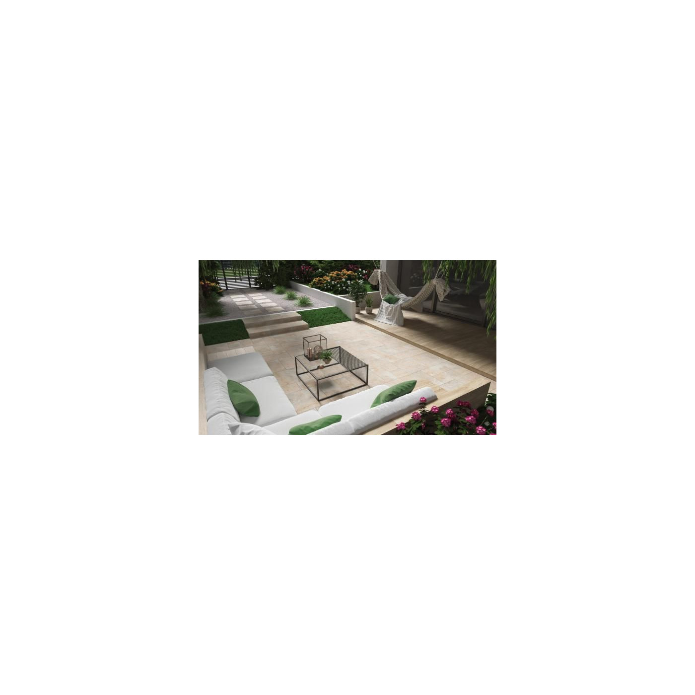 Płytka Tarasowa Burlington Ivory Mat 59,5x89,5 Paradyż