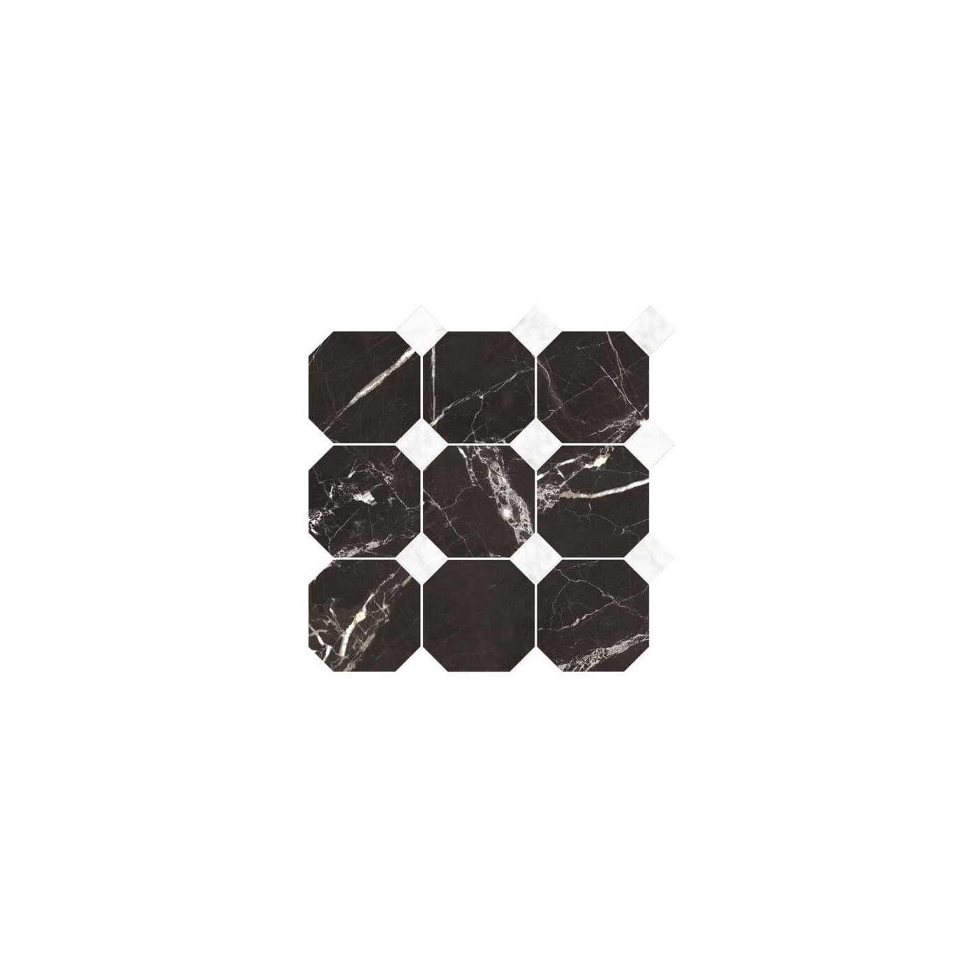 Mozaika Magic Black M-O 33x33 Nowa Gala