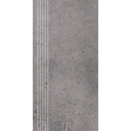 Stopnica Geotec Ciemnoszary Lappato 29,7x59,7 Nowa Gala
