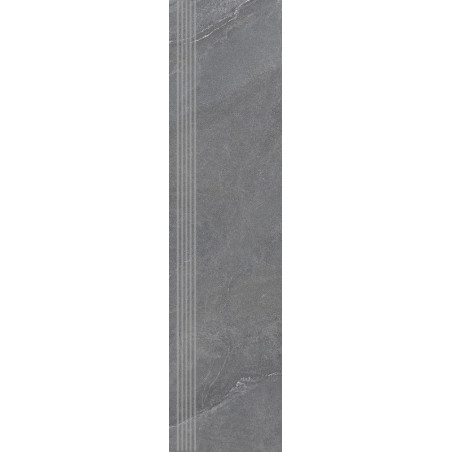 Stopnica Stonehenge Ciemnoszary Lappato 29,7x119,7 Nowa Gala