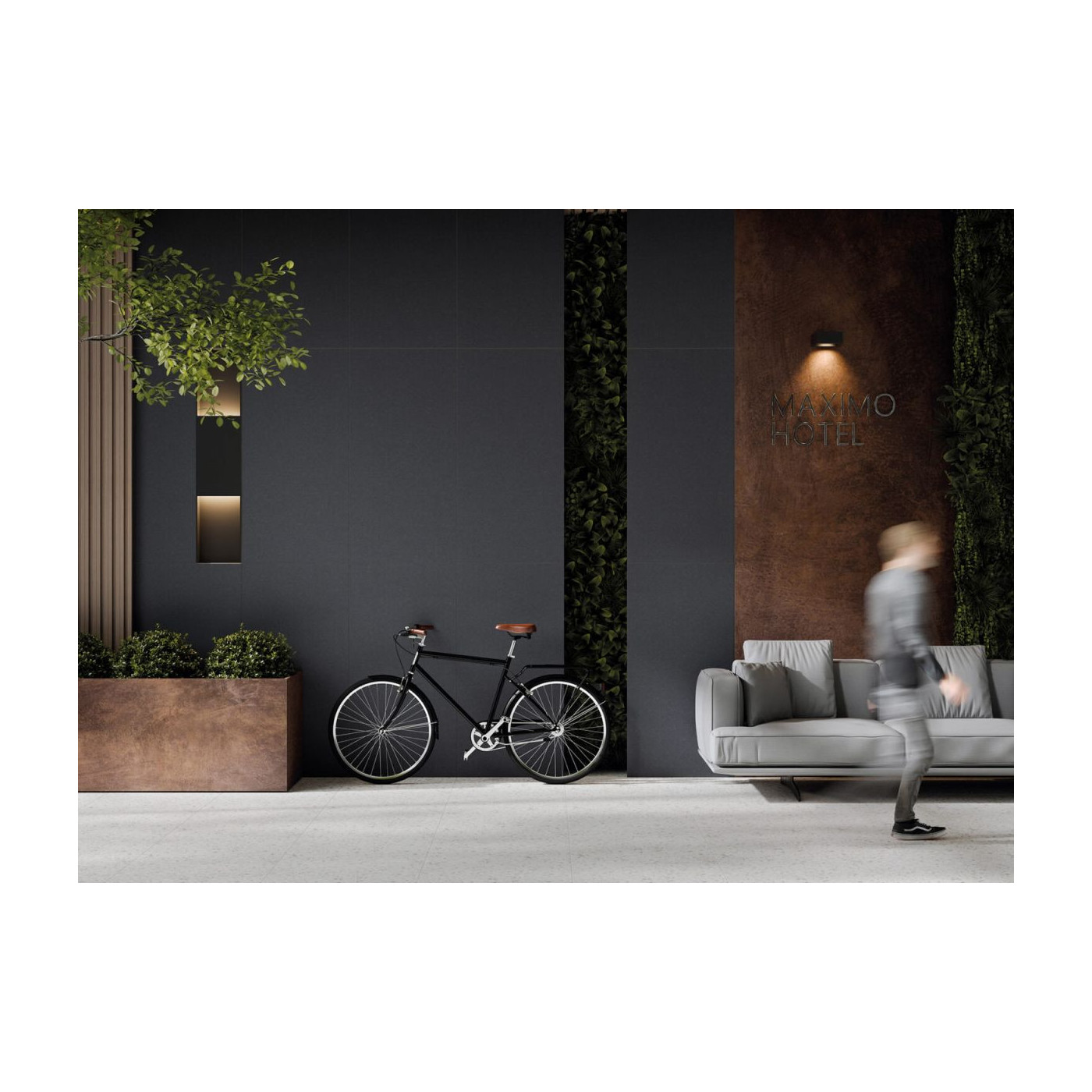 Płytka Podłogowa Monolight Exterior 120x60 Anthracite Nowa Gala