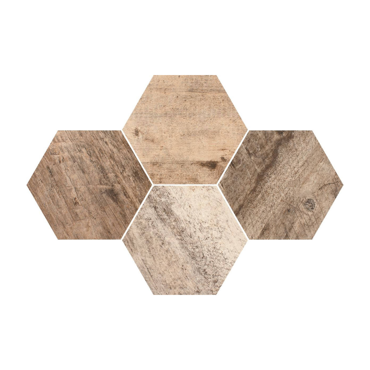 Mozaika Timber Heksagony 28,3x40,8 Ceramica Limone