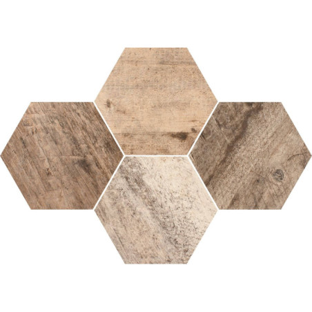 Mozaika Timber Heksagony 28,3x40,8 Ceramica Limone