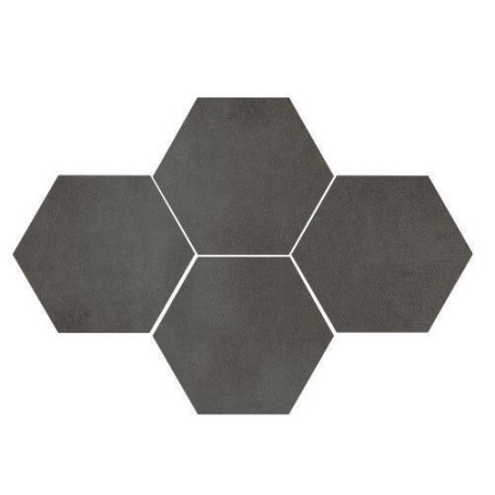 Mozaika Town Antracite Heksagon 28,3x40,8 Ceramica Limone