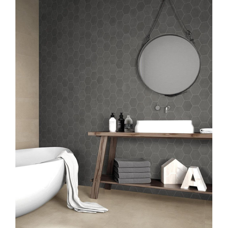 Mozaika Town Antracite Heksagon 28,3x40,8 Ceramica Limone