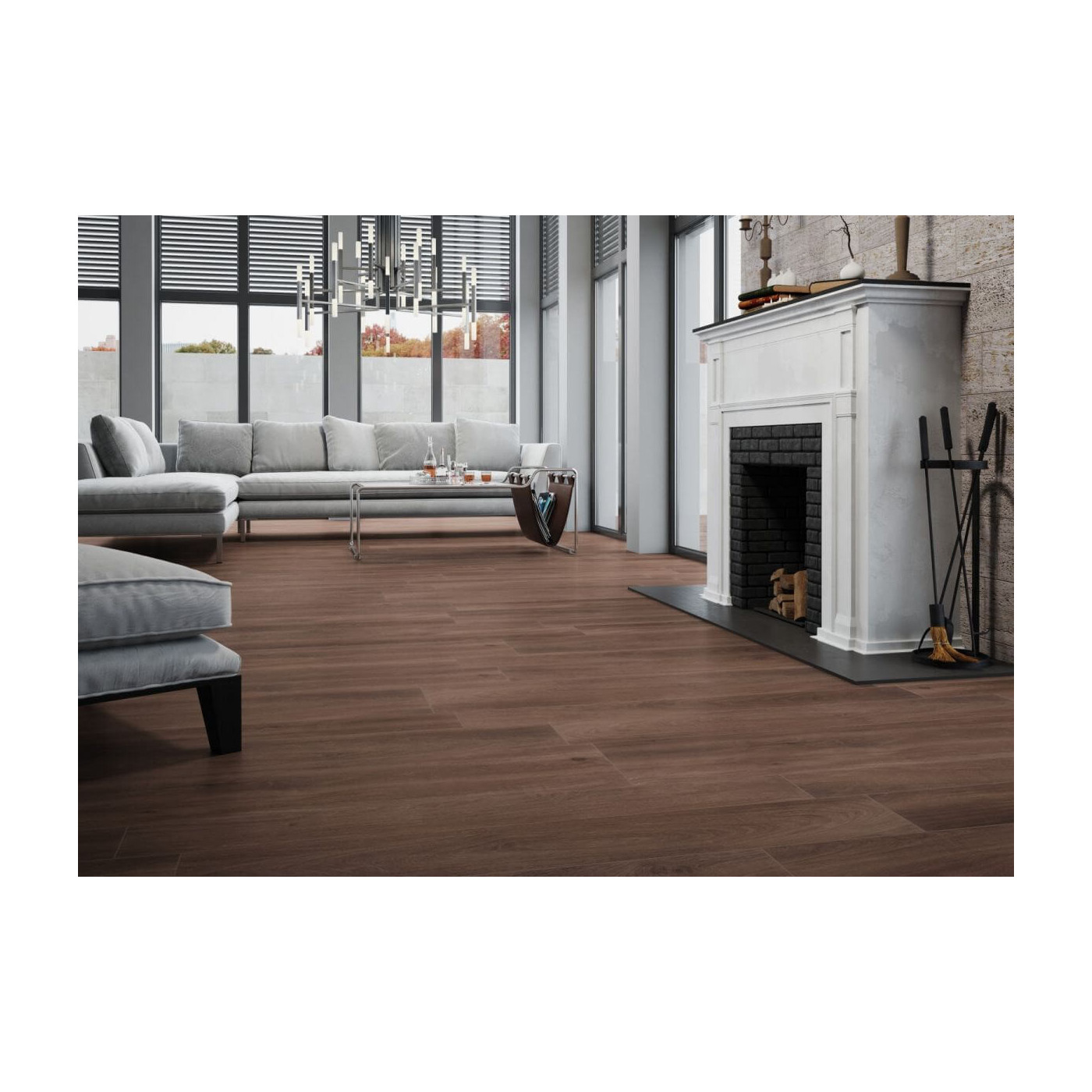 Stopień Arbaro Nugat 30x120 Ceramica Limone