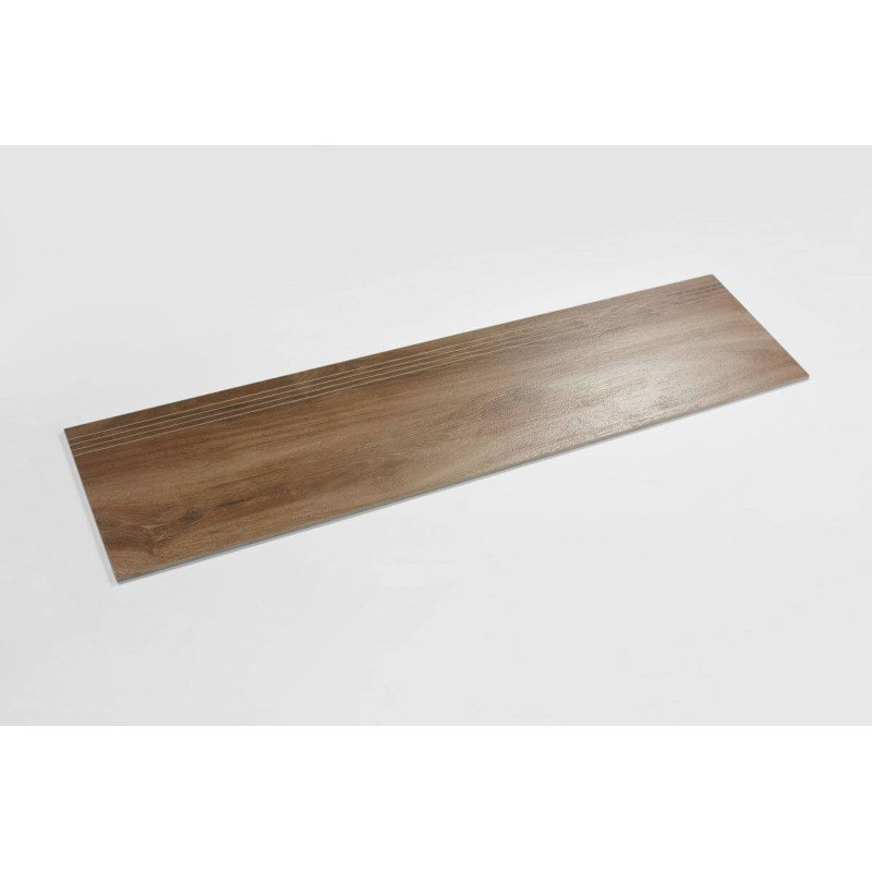 Stopień Arbaro Nugat 30x120 Ceramica Limone
