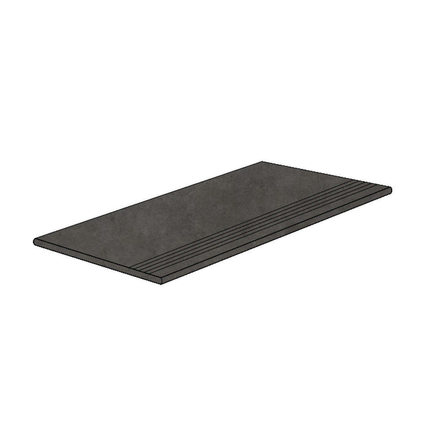 Stopnica Qubus Antracite 30x60 Rekt Ceramica Limone