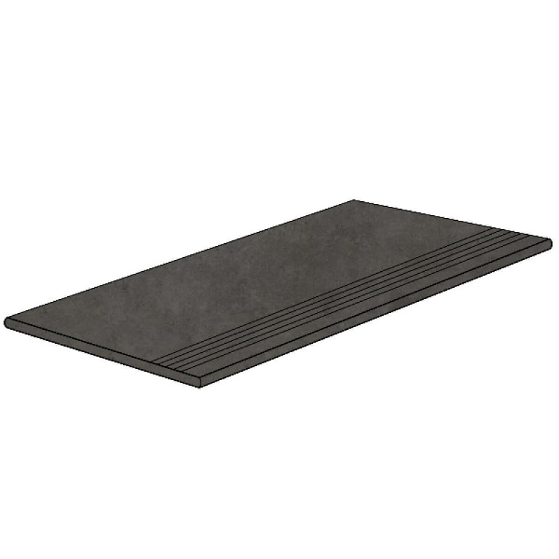Stopnica Qubus Antracite 30x60 Rekt Ceramica Limone