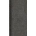 Stopnica Qubus Antracite 30x60 Rekt Ceramica Limone