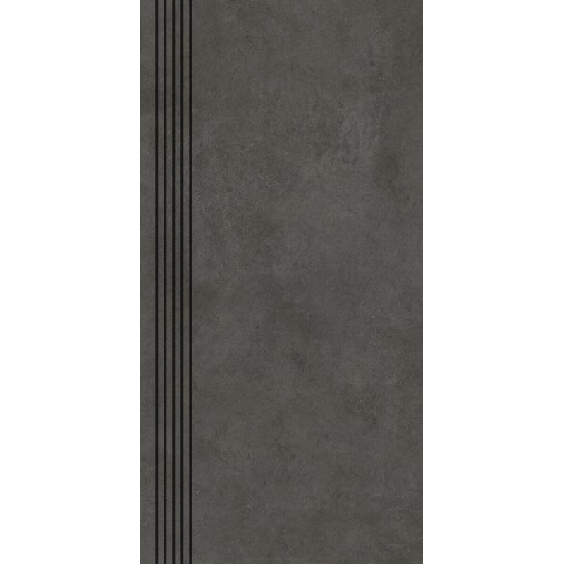 Stopnica Qubus Antracite 30x60 Rekt Ceramica Limone