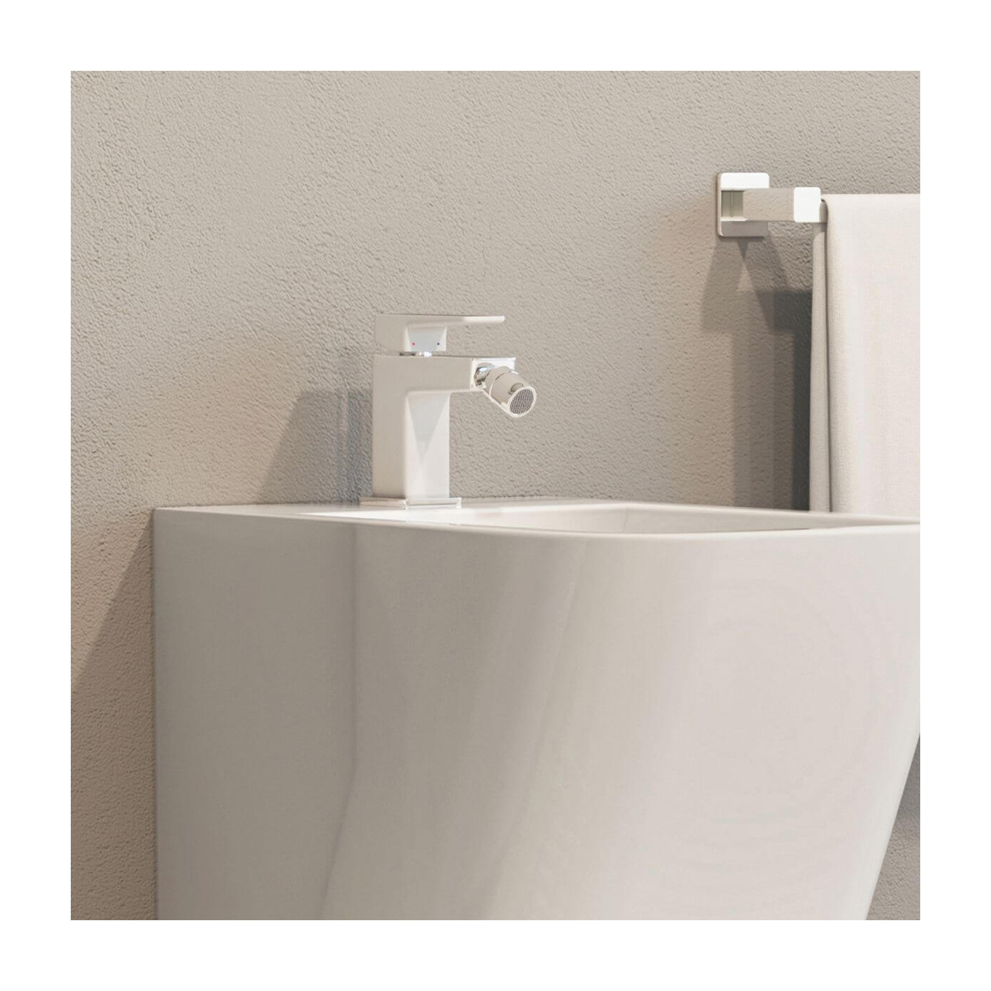Bateria Bidetowa Parma Chrom/Biały PM7420CRB Omnires