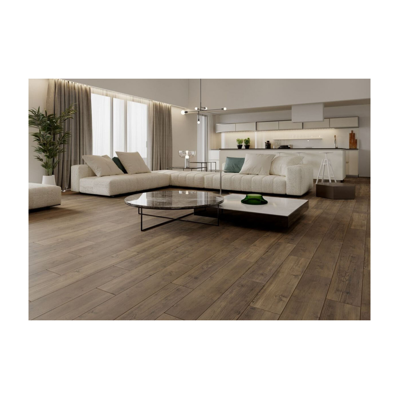 Gres Tablero Brown 120,2x19,3 Ceramica Limone