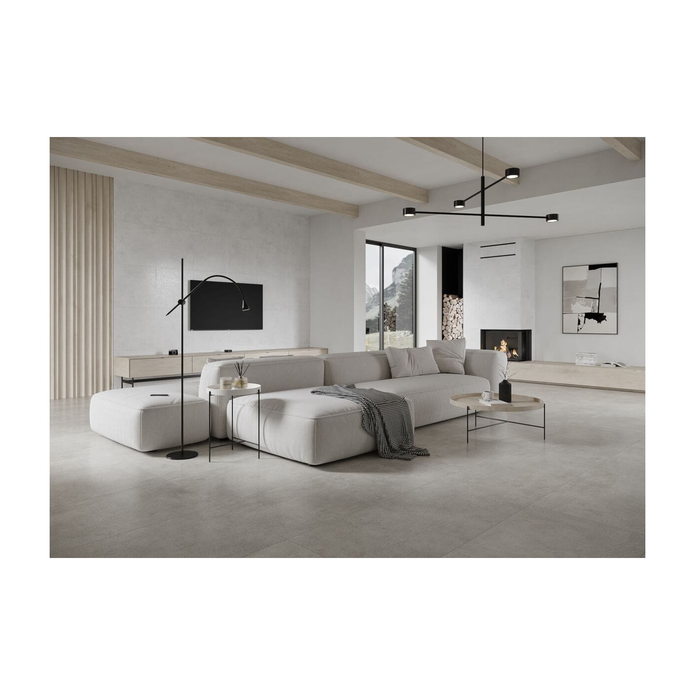 Płytka Podłogowa Akord Silver Lappato 59,7x119,7 Ceramica Limone