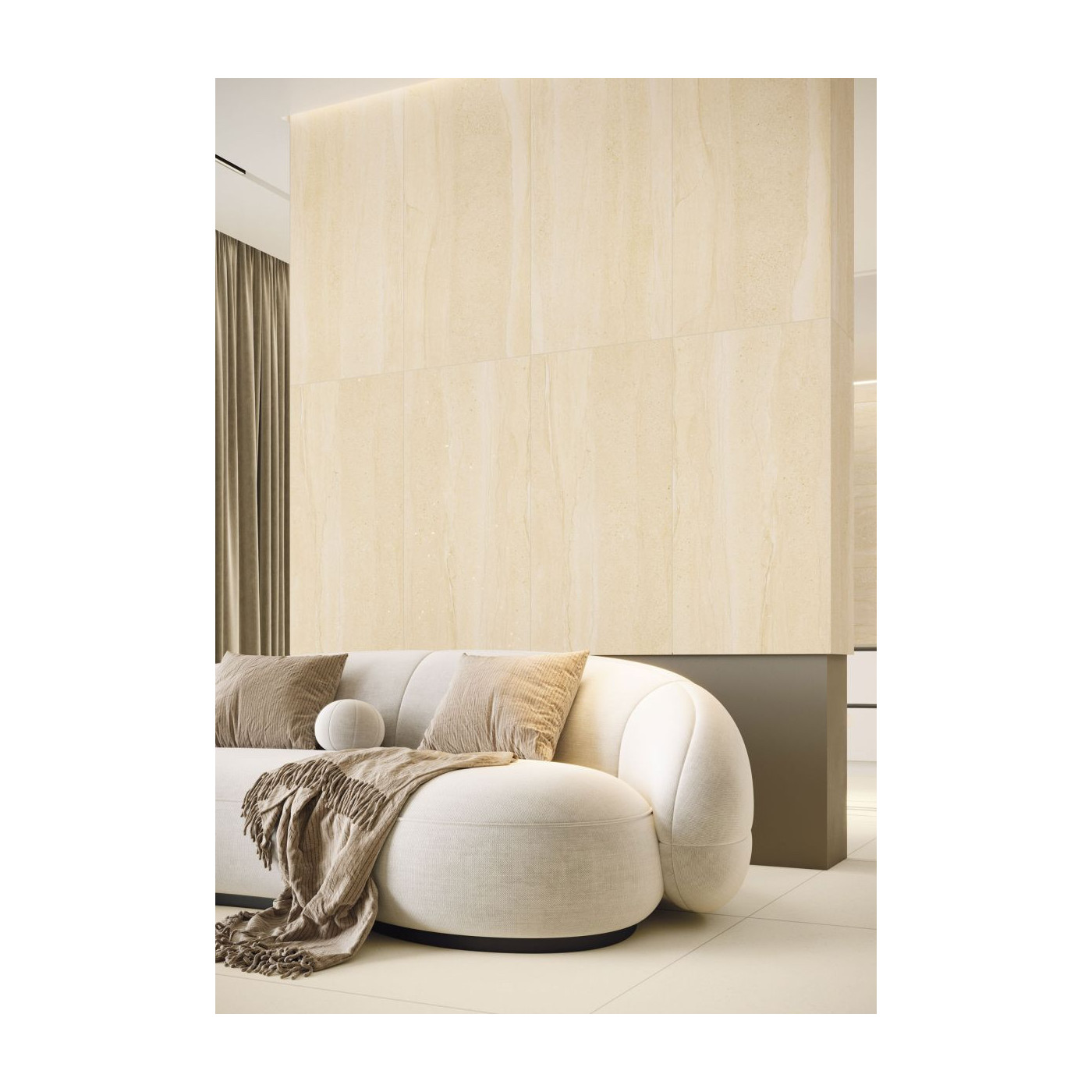 Płytka Podłogowa Sand Drift Crema Mat 119,8x119,8 Ceramica Limone