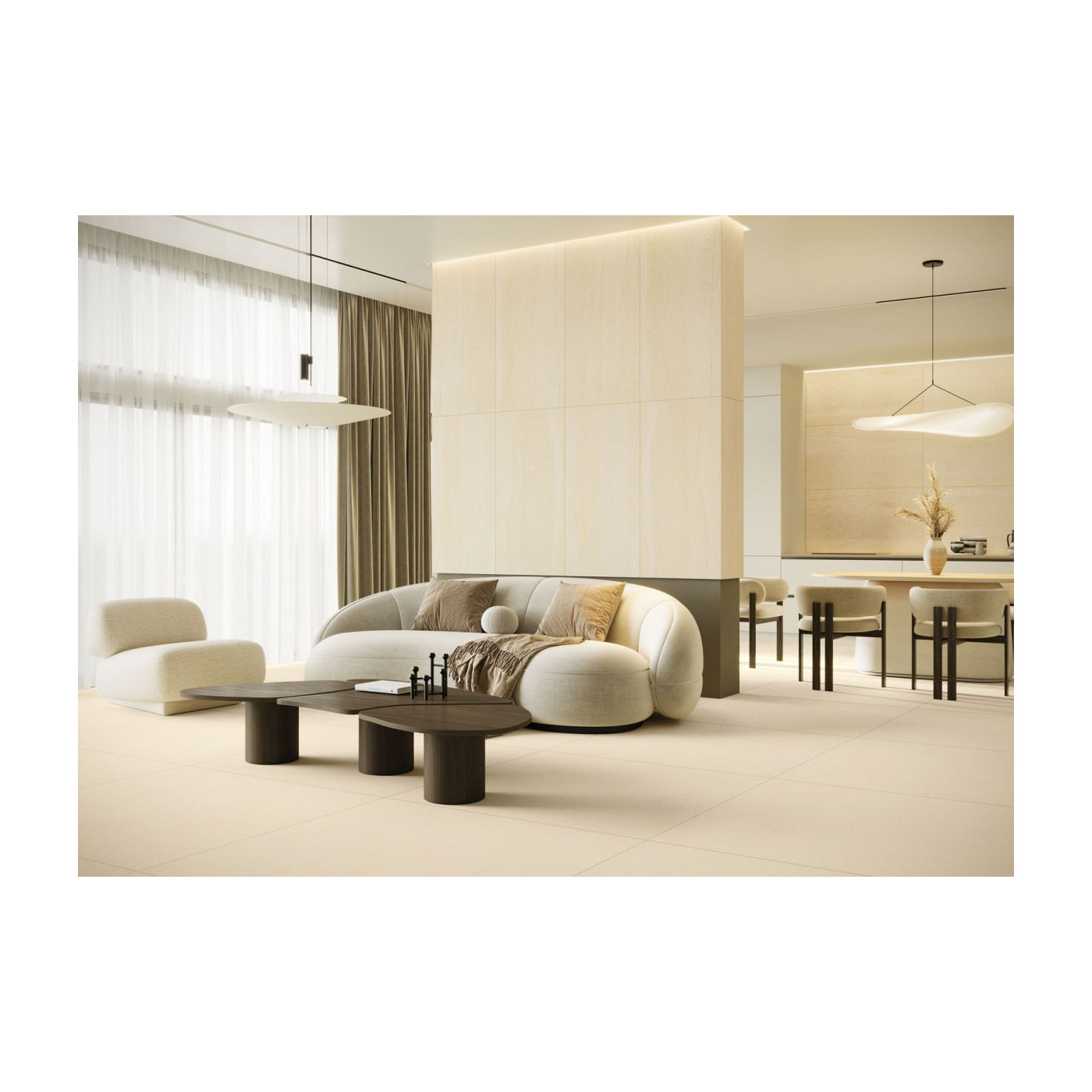 Płytka Podłogowa Sand Base Beige Mat 119,8x119,8 Ceramica Limone