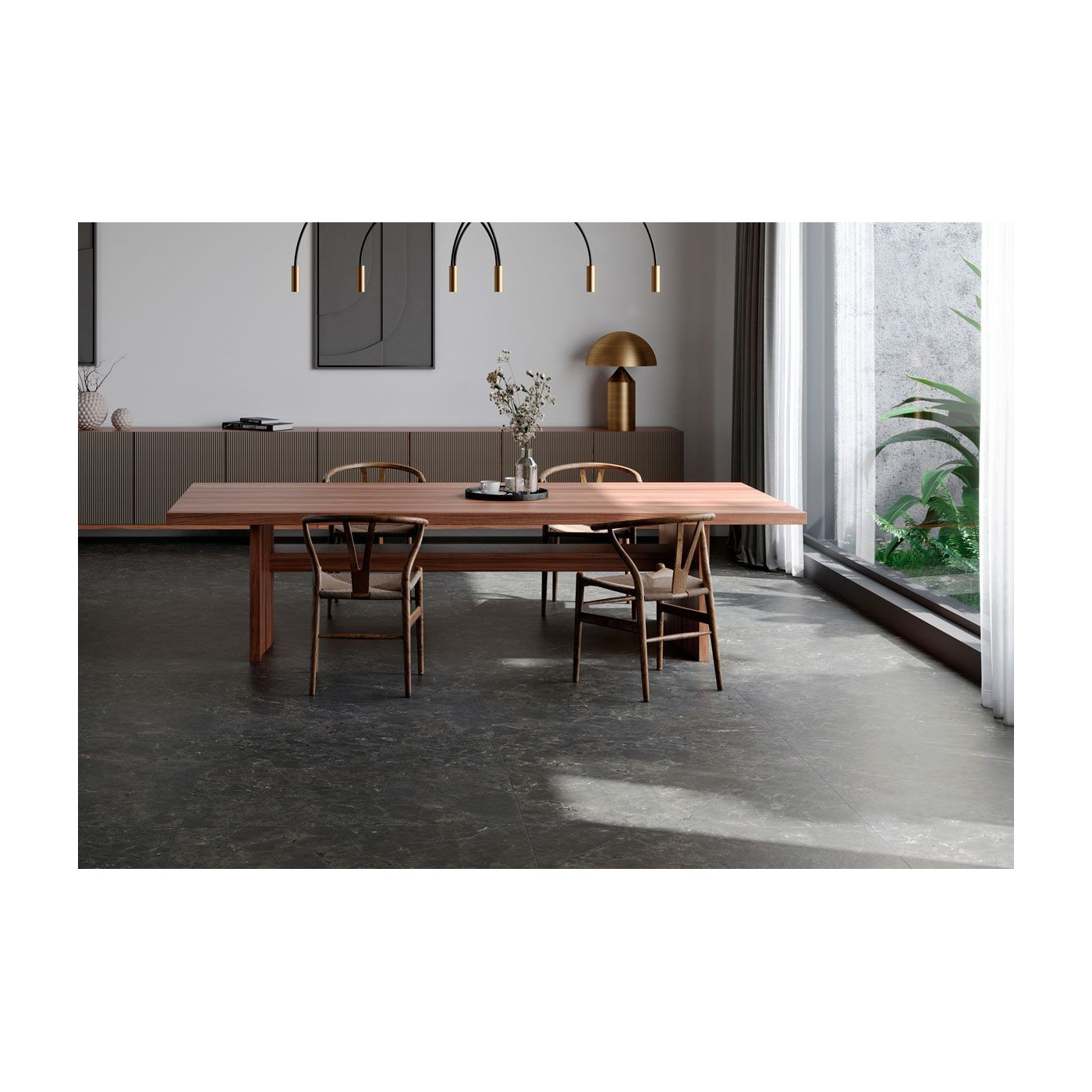 Płytka Gekko Black 120x120 Ceramica Limone