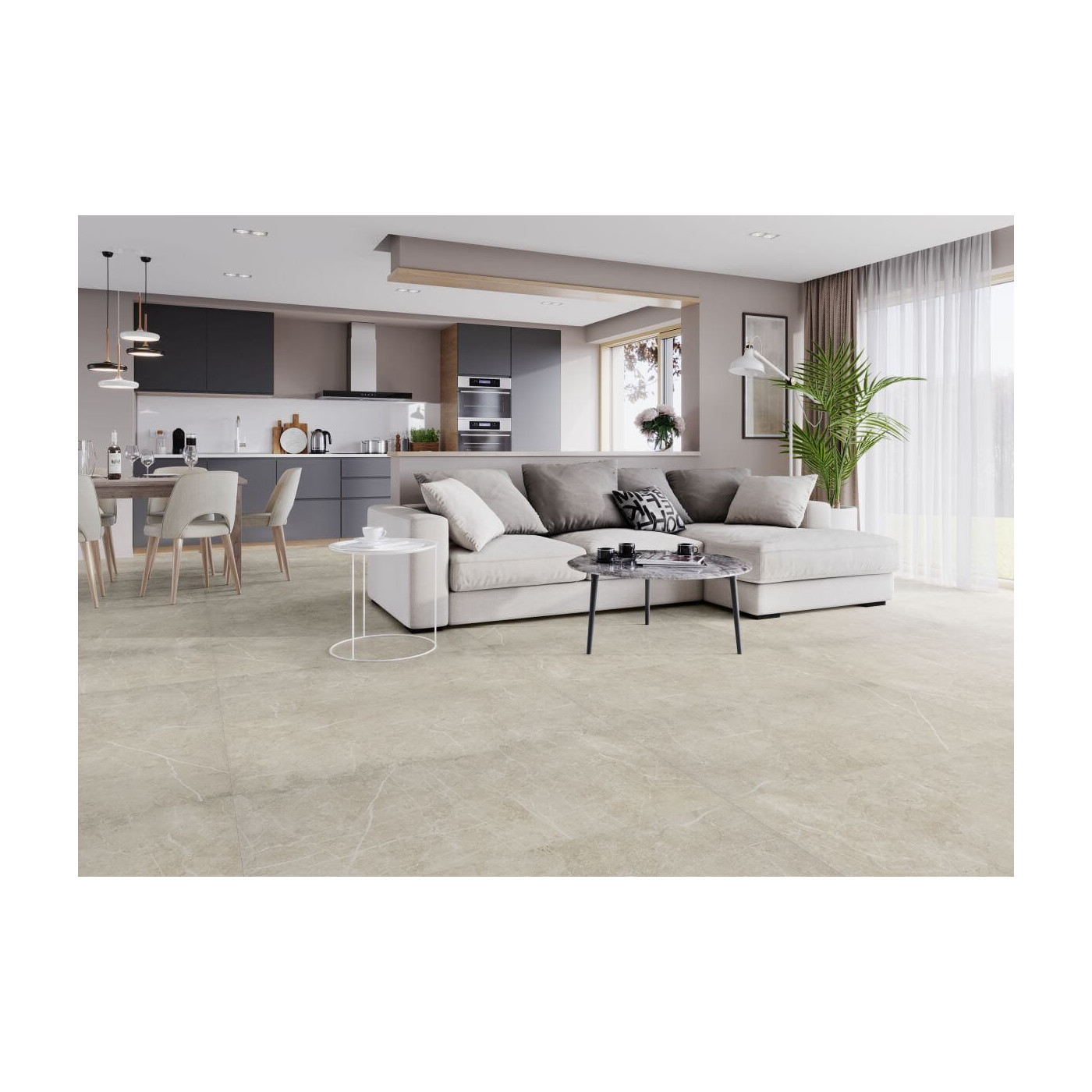 Płytka Podłogowa Katania Beige 59,7x59,7 Ceramica Limone