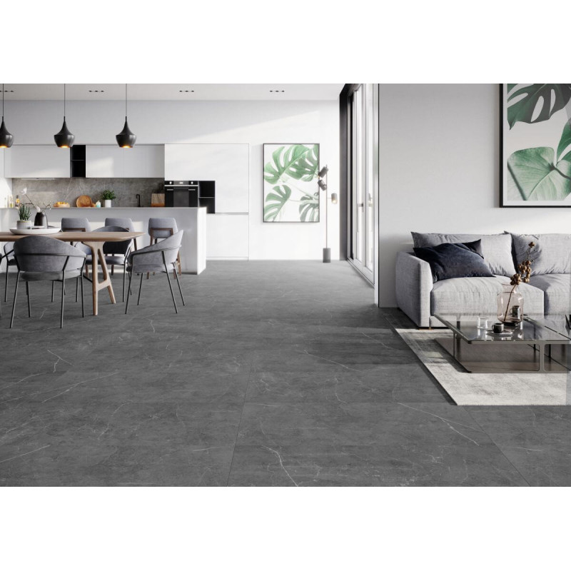 Płytka Podłogowa Katania Dark Grey 59,7x59,7 Ceramica Limone
