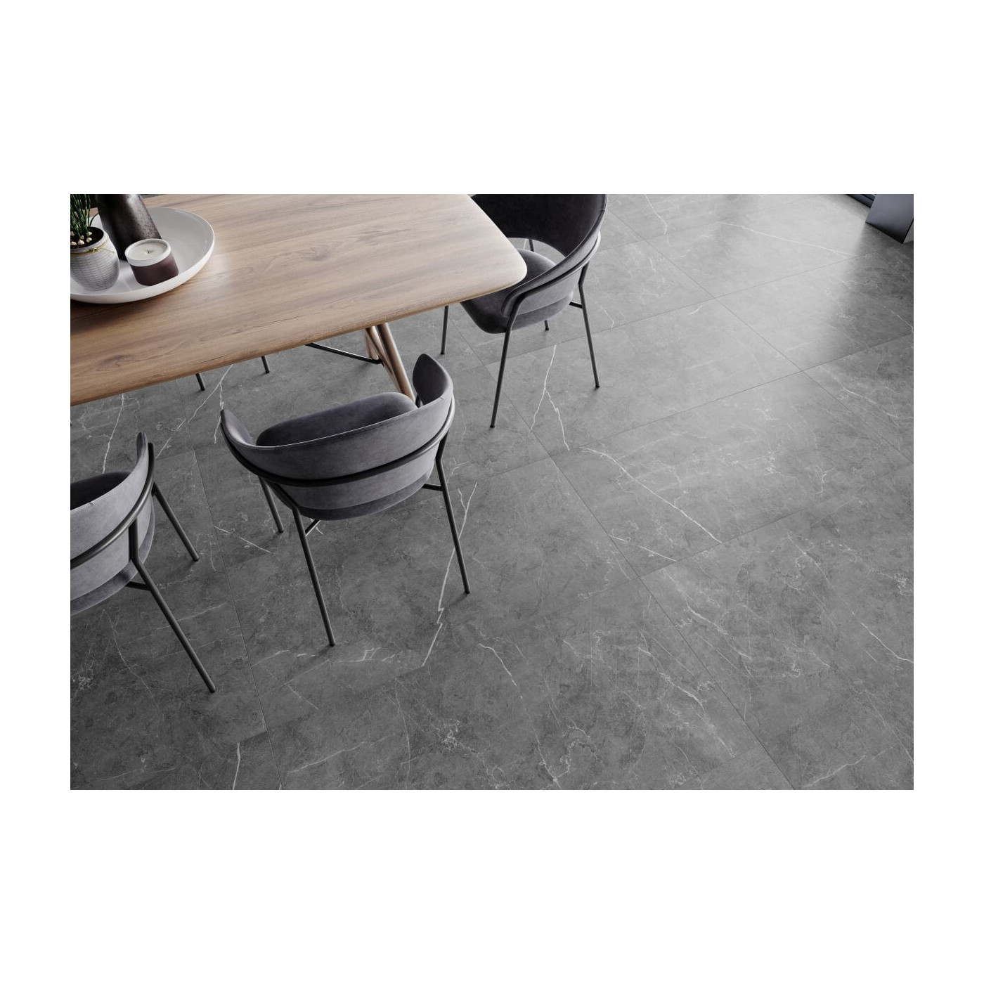Płytka Podłogowa Katania Dark Grey 59,7x59,7 Ceramica Limone