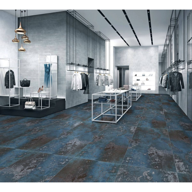 Płytka Podłogowa Plutonic Azul 60x120 Ceramica Limone