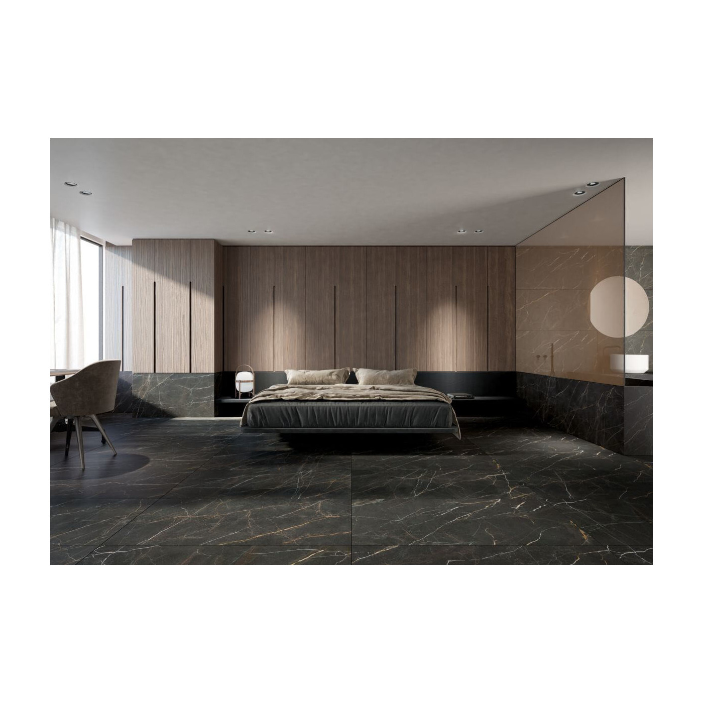 Płytka Massimo Black 60x120 Mat Ceramica Limone