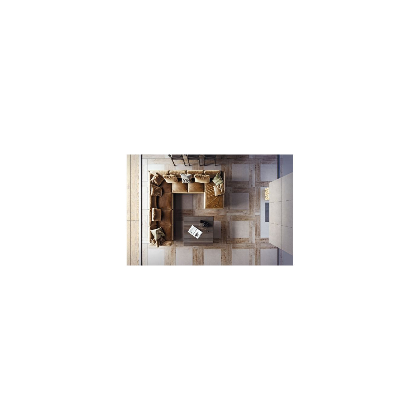 Płytka Qubus Grey Sugar Lappato 60x60 Ceramica Limone
