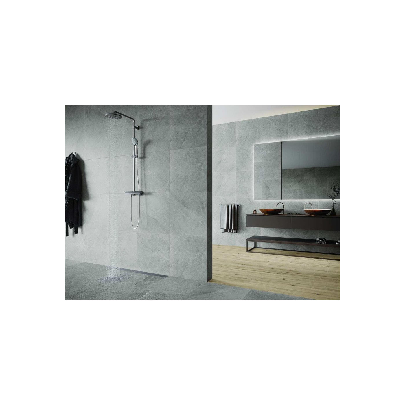 Płytka Podłogowa Ash Silver Mat 119,7x119,7 Str. Ceramica Limone