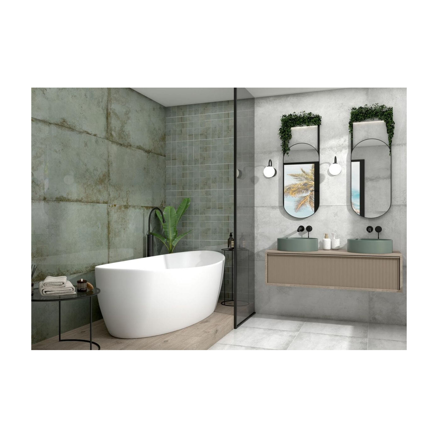 Płytka Podłogowa Piano Mint Mat 60x120 Ceramica Limone