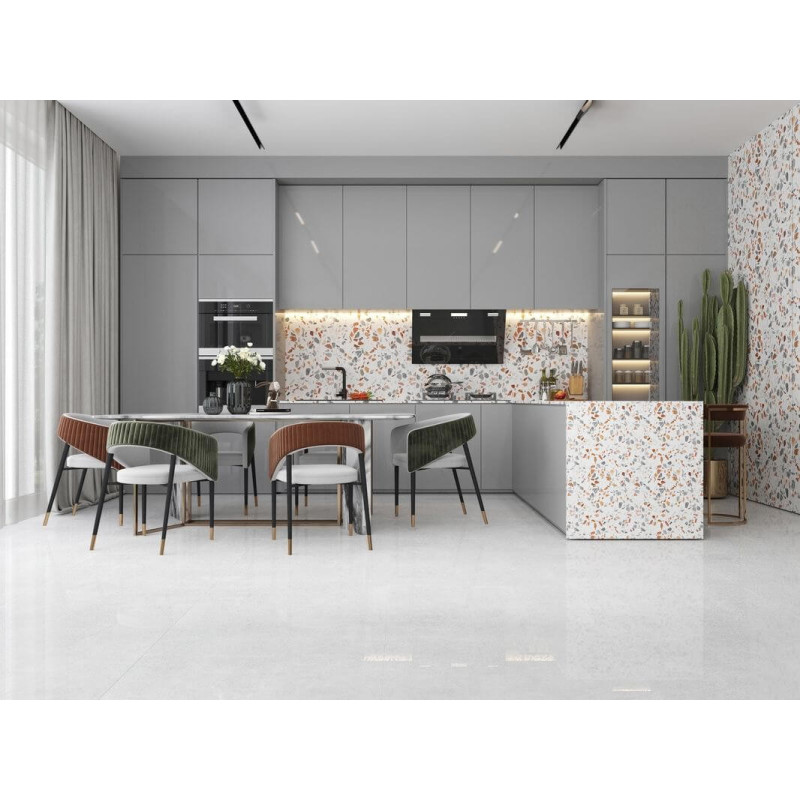 Płytka Podłogowa Laris Blanco Lappato Rect. 79x79 Ceramica Limone