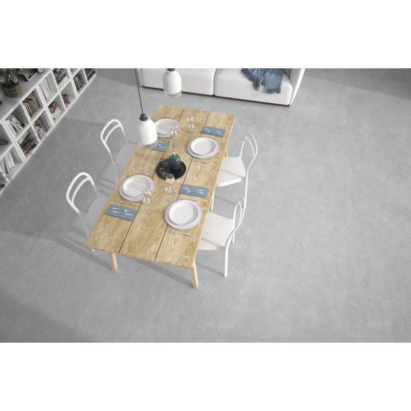 Płytka Podłogowa Laris Gris Lappato Rect. 79x79 Ceramica Limone