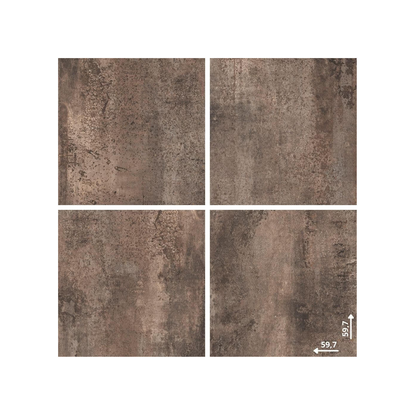 Płytka Hera Brown Lapp. 59,7x59,7 Ceramica Limone
