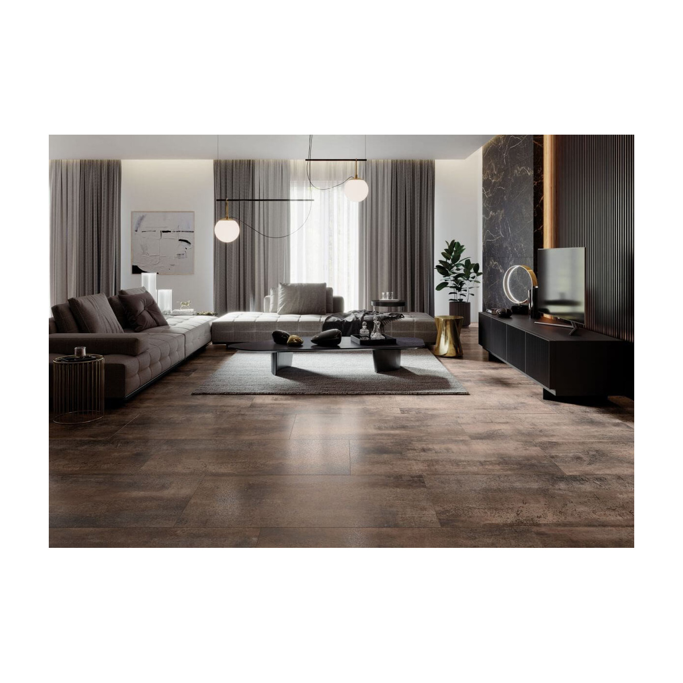 Płytka Hera Brown Lapp. 59,7x59,7 Ceramica Limone