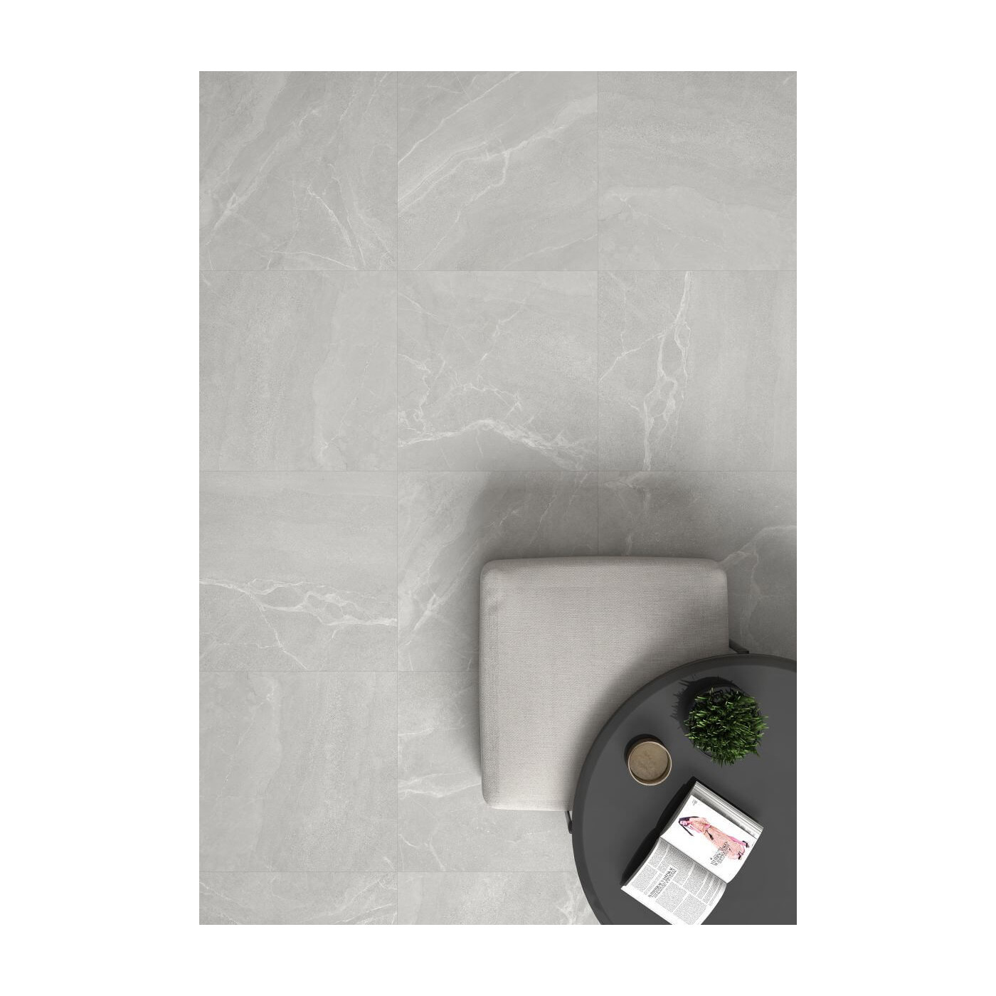 Płytka Podłogowa Babilon Grey Lappato 90x90 Ceramica Limone