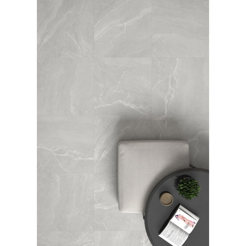 Płytka Podłogowa Babilon Grey Lappato 90x90 Ceramica Limone