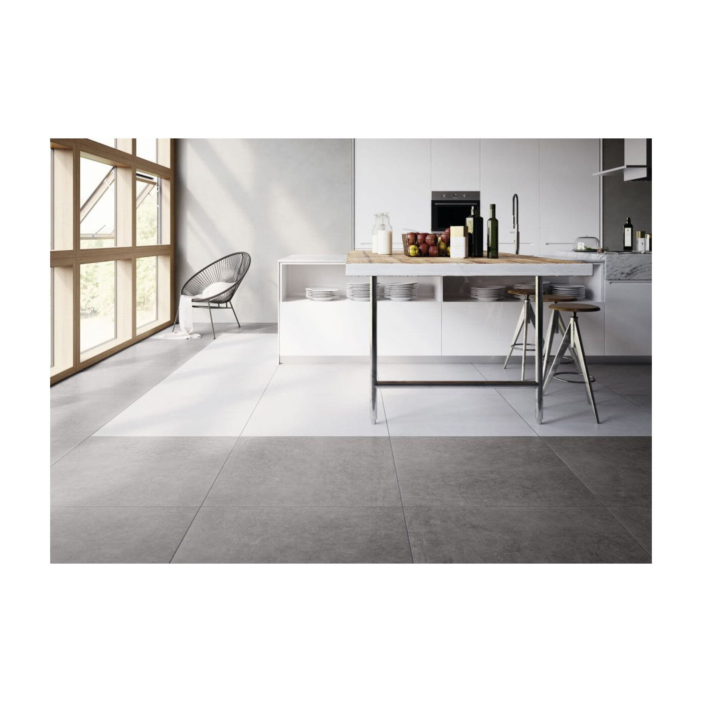 Płytka Podłogowa Bestone Grey 59,7x119,7 Ceramica Limone