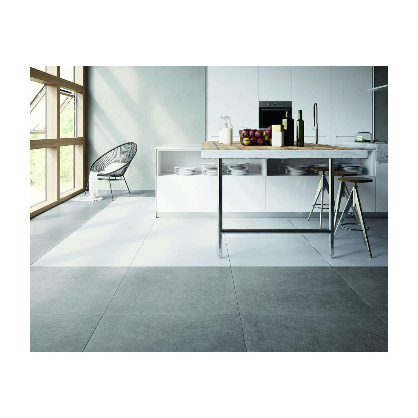 Płytka Podłogowa Bestone White Mat 79,7x79,7 Ceramica Limone