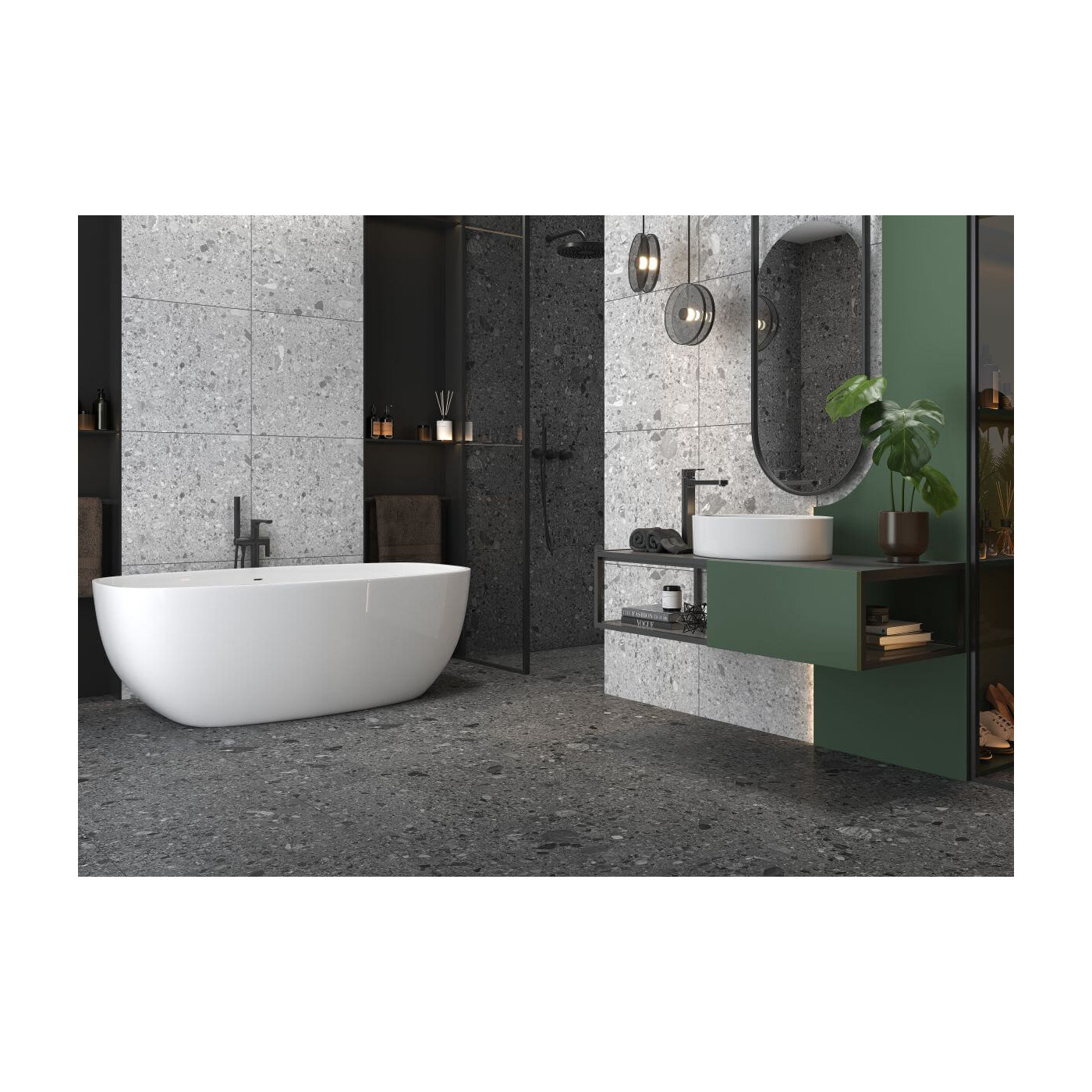 Płytka Podłogowa Monti Dark Grey Mi 13 59,7x59,7 Ceramica Limone