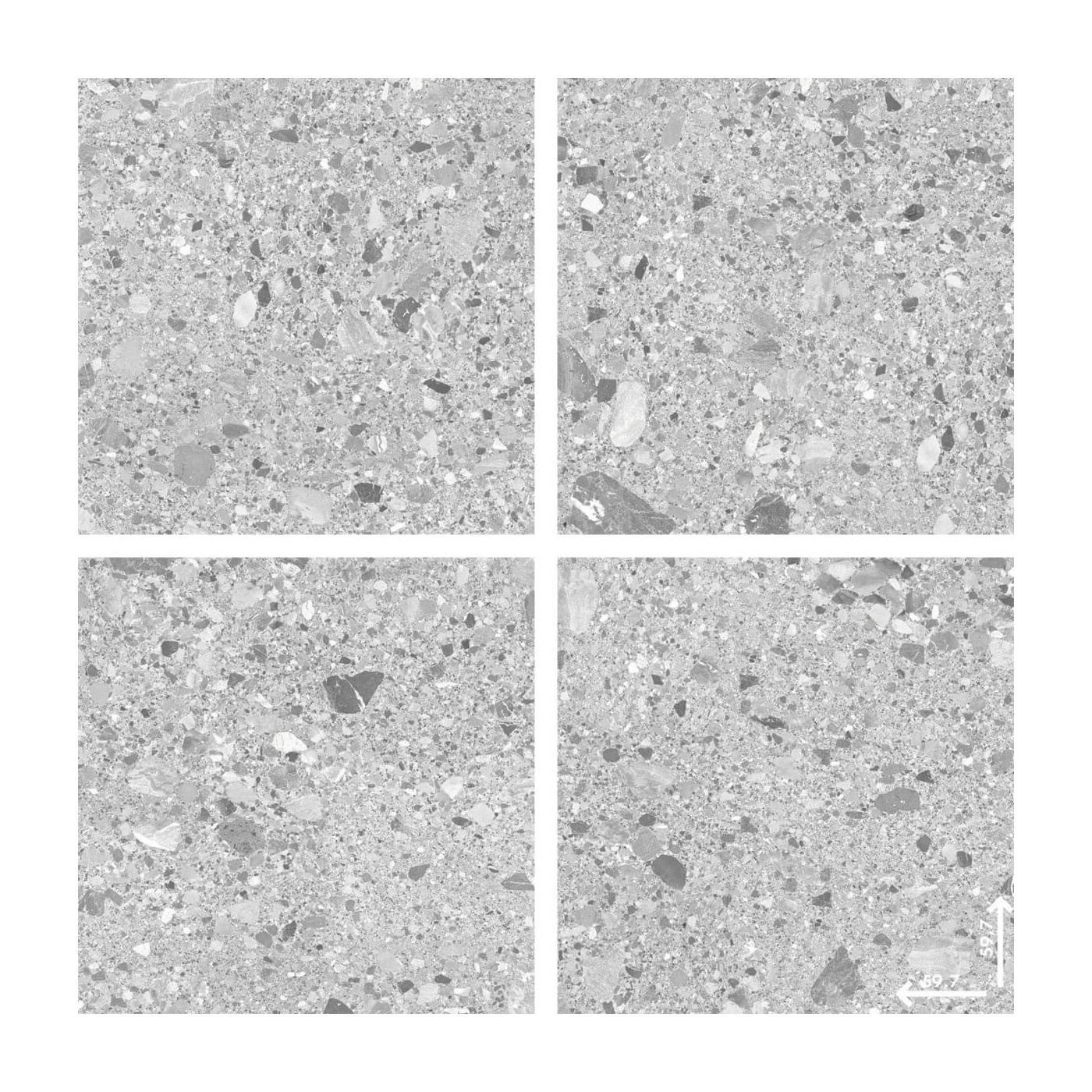 Płytka Monti Soft grey 10 59,7x59,7 cm Ceramica Limone