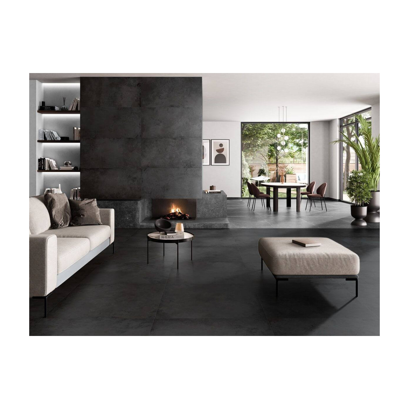 Płytka Piano Coal Lappato 60x120 Ceramica Limone