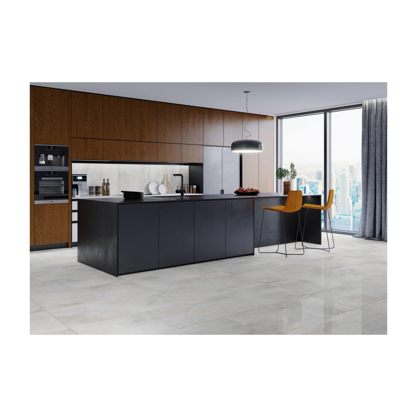 Płytka Hera Soft Grey Hr10 Mat 59,7x119,7 gr.0,8cm Ceramica Limone