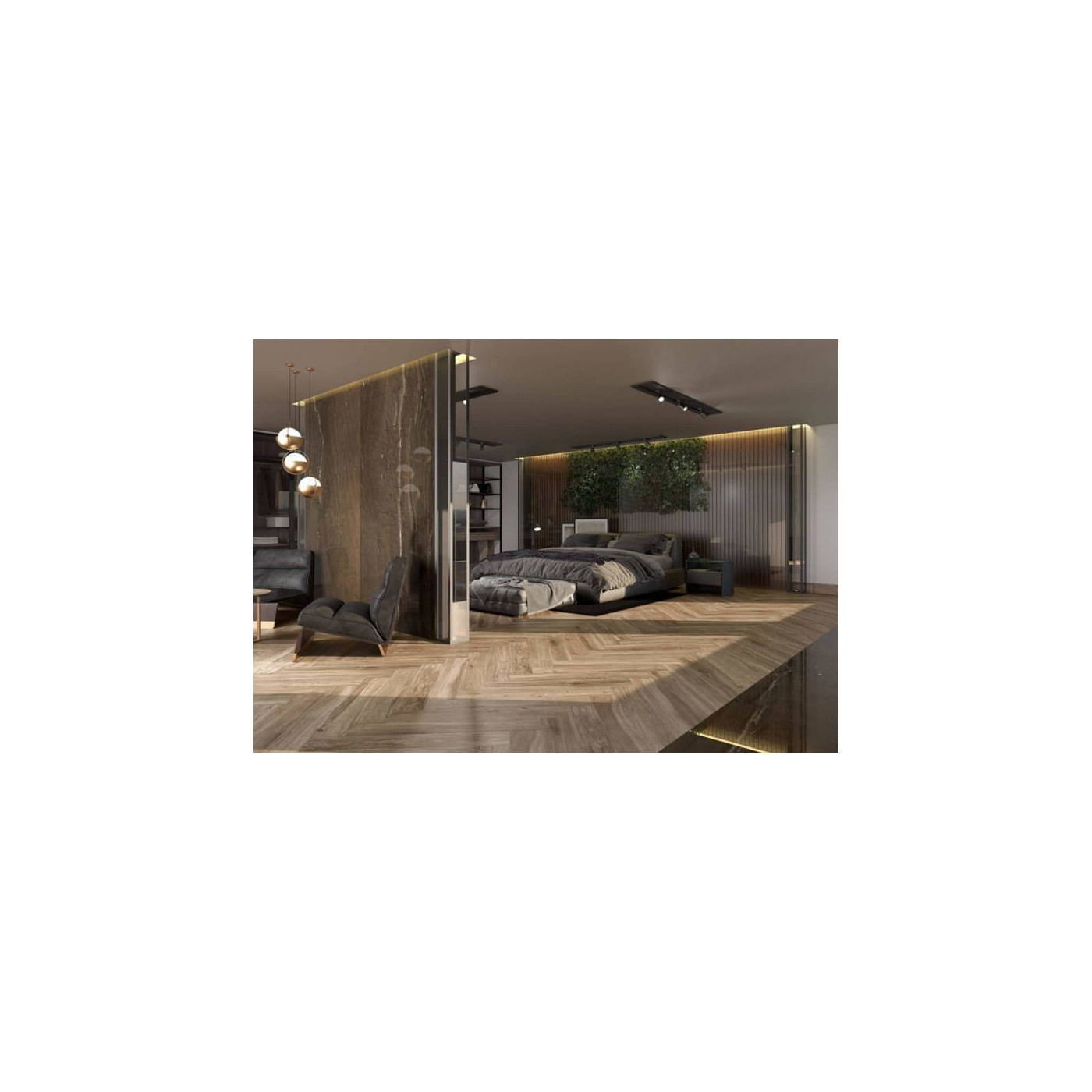 Płytka Porto Brown Mat 20x120 Ceramica Limone