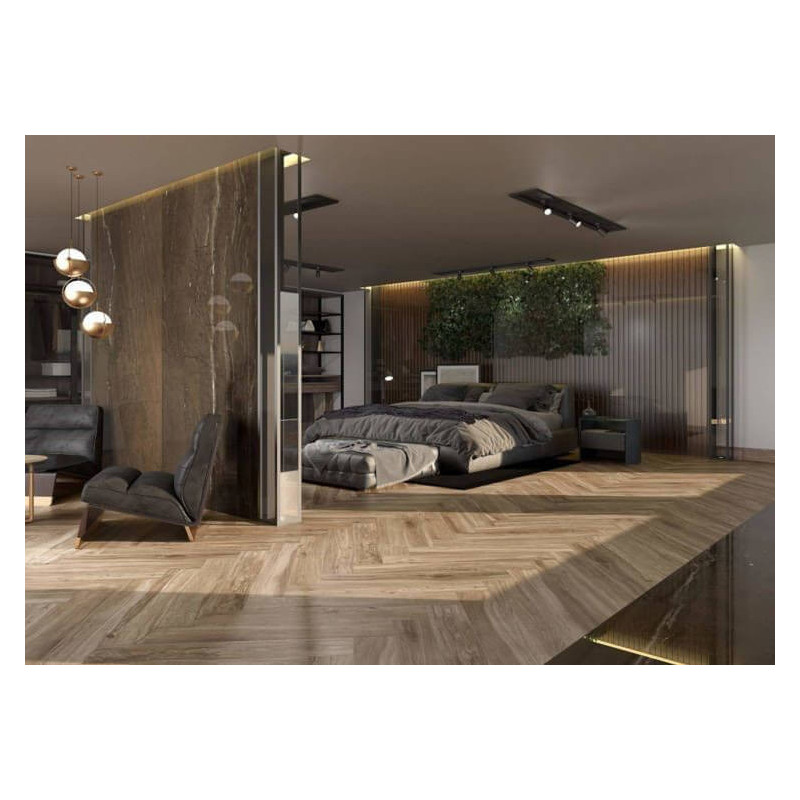 Płytka Porto Brown Mat 20x120 Ceramica Limone