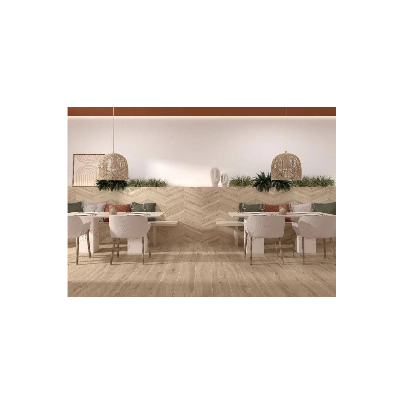 Płytka Porto Honey Mat 20x120 Ceramica Limone