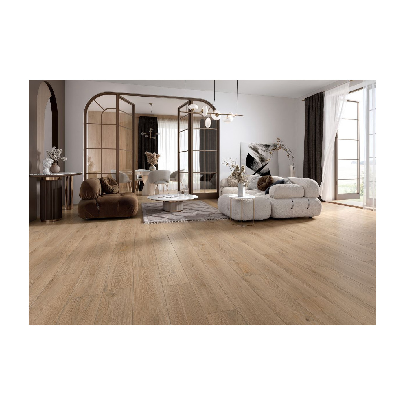 Płytka Podłogowa Capri Beige 120,2x19,3 Ceramica Limone