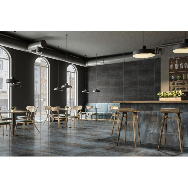 Płytka Podłogowa Aria Blue Lappato Rekt. 60x120 Ceramica Limone